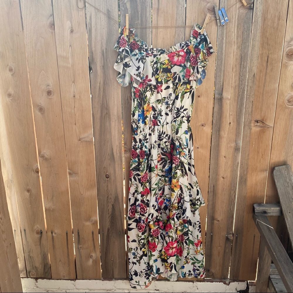 Parker floral midi dress size XS